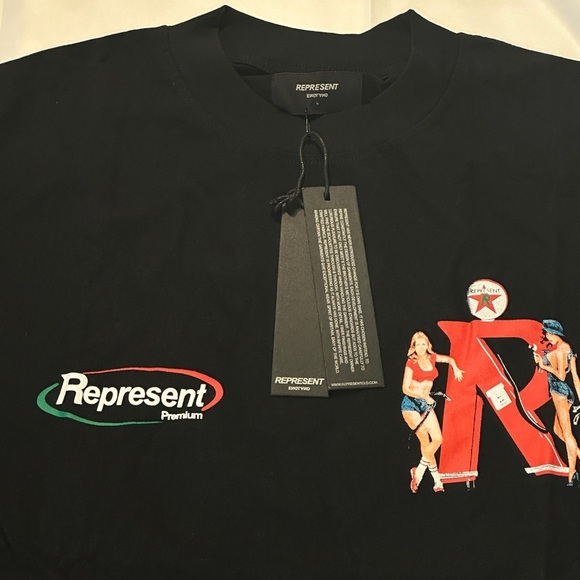 NWT Represent Premium Tee Shirt White Mens Size Large - Picture 2 of 4